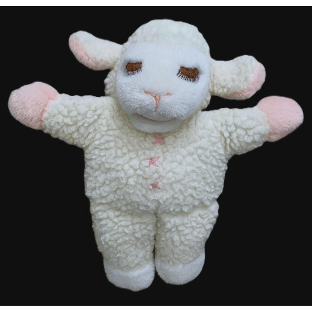 Shari Lewis Baby Lamb Chop Vtg '87 Nursery Plush Full Body Hand Puppet 12" VIDEO
